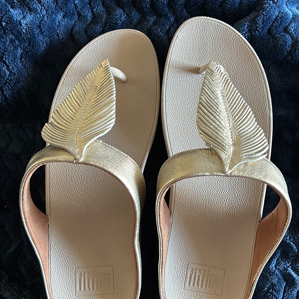 Gold Fitflop sandals